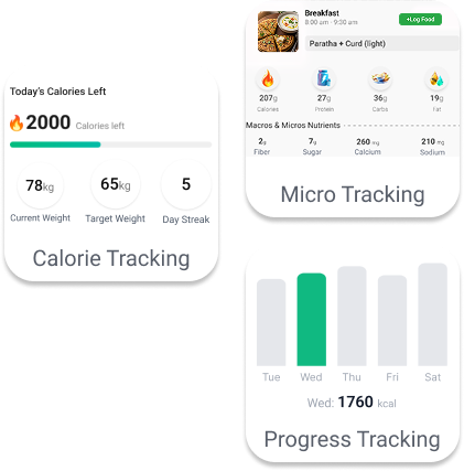 calorie tracking app for indian food